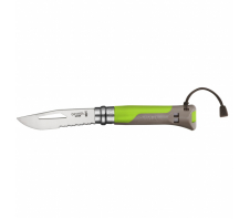Складной нож "Opinel №8 Outdoor Green" 12C27 SANDVIK Полиамид