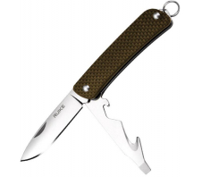 Нож multi-functional Ruike S21-N коричневый 12C27 SANDVIK G10