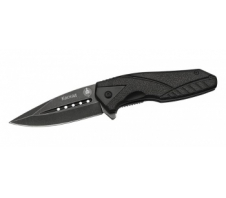 Нож складной хозяйственно-бытовой "Каскад", черный 420 Пластик