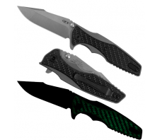 Нож Zero Tolerance модель 0393GLCF Rick Hinderer CPM 20CV Титан, накладки светящийся карбон