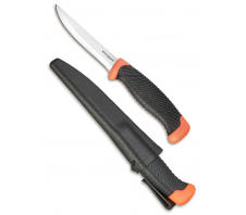 BK02RY100 Falun - нож фикс, черно-оранж.пластик, 420 420 Пластик