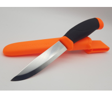 Нож Morakniv Companion Orange, нержавеющая сталь, 11824 12C27 SANDVIK Пластик