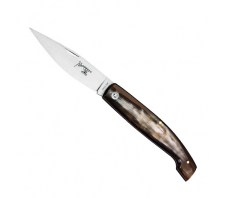 F564/22 NURAGUS - нож складн, клинок 10 см, сталь 420С, рукоять рог 420C Кость