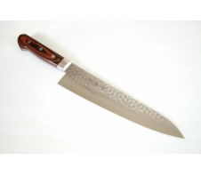 07227 Нож кухонный Шеф, SAKAI TAKAYUKI, сталь Damascus VG-10, 17 сл. 240мм, рукоять махагон VG-10 Стабилизированная древесина