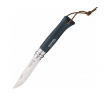 Складной нож "Opinel №8 Trekking" inox, Рукоять Черная 12C27 SANDVIK Бук