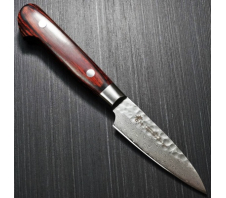Нож кухонный для чистки овощей 8 см Sakai Takayuki VG-10, Damascus 33 layers VG-10 Стабилизированная древесина