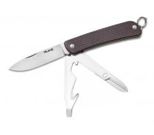 Нож multi-functional Ruike S31-N коричневый 12C27 SANDVIK G10