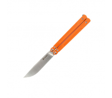 Нож-бабочка (балисонг) Ganzo G766-OR, оранжевый 440C G10