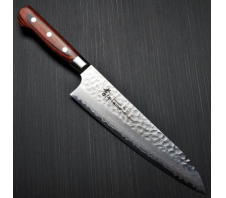 Нож кухонный Шеф 21 см Sakai Takayuki VG-10, Damascus 33 layers VG-10 Стабилизированная древесина