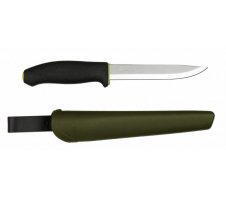 Нож Morakniv 748 MG, нержавеющая сталь, резиновая ручка, 12475 12C27 SANDVIK Пластик