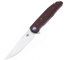 Складной нож Bestech Ascot сталь D2, рукоять Black/Red Carbon Fiber D2 Карбон (Carbon)