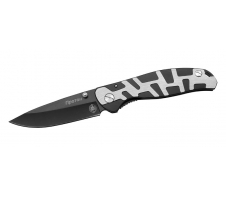 Нож складной хозяйственно-бытовой "Протон", черный 420 Сталь