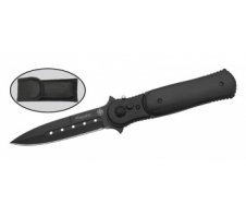 Нож автоматический хозяйственно-бытовой "Мираж", черный 420 Сталь, дерево