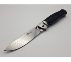 Нож складной хозяйственно-бытовой "Полоз" с нейлон. чехлом 65Х13 Дерево