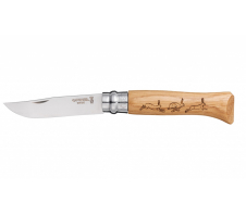 Складной нож "Opinel Animalia "Заяц" №8" 12C27 SANDVIK Дуб
