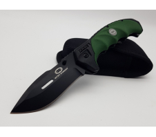 Нож складной хозяйственно-бытовой "WA-020GN" 440C Пластик, ТПР
