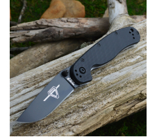 Складной нож Ontario RAT-2, AUS-8,8861BP, black, черный термопластик AUS8 G10