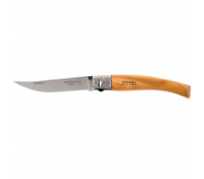 Нож филейный Opinel №8, нержавеющая сталь, рукоять оливковое дерево 12C27 SANDVIK 