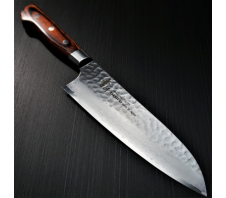Нож кухонный Сантоку 18 см Sakai Takayuki VG-10, Damascus 33 layers VG-10 Стабилизированная древесина