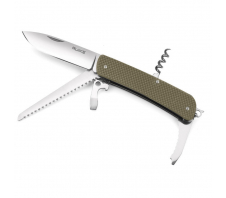 Нож multi-functional Ruike L32-G зеленый 12C27 SANDVIK G10