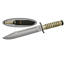 Нож хозяйственно-бытовой H2043 с нейлоновым чехлом 420 Алюминий