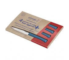 Набор столовых ножей Opinel, полимерная ручка, нерж, сталь, кор. синий. 002198  