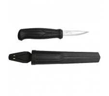 Нож Morakniv Wood Carving Basic, нержавеющая сталь, цвет рукоятки черный Нержавеющая сталь 