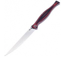 Складной филейный нож "Reptilian Лаврак red" AUS8 G10