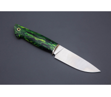 Нож "Сокол",M390, авторская микарта M390 Микарта (Micarta)