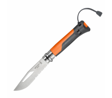 Складной нож "Opinel №8 Outdoor Orange" 12C27 SANDVIK Полиамид