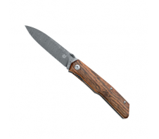 FFX-525 DB TERZUOLA - нож склад., рук-ть дерево, клинок дамаск Дамаск Древесина Бокоте