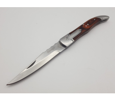 Нож складной хозяйственно-бытовой "Француз" 65Х13 Сталь, дерево