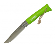 Складной нож "Opinel Tradition colored №7", зеленый 12C27 SANDVIK Граб