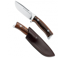Нож с фиксированным клинком FOX knives модель 131 DW N690Co Древесина