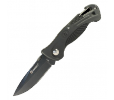 Нож Ganzo G611, черный 420C G10