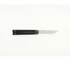Нож-бабочка (балисонг) Ganzo G766-BK, черный 440C G10