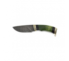Нож "Разделочный" Мозаичный дамасск Стабилизированная древесина