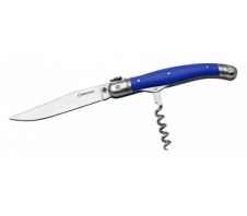 Нож складной хозяйственно-бытовой "Сомелье", синий 420 Пластик