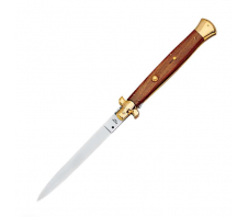 Нож складной автоматический Fox Traditional Italian Stiletto Palissander Wood Handles 250/20PO 420HC Дерево