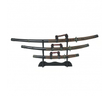Катаны сувенирные подарочный набор с подставкой HKS013 Нержавеющая сталь 