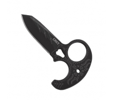 CRKT_2261 Tecpatl - нож с фикс. клинком, стальная рук-ть, клинок SK-5, пластик. ножны SK-5 Сталь