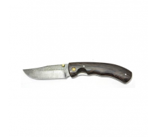Складной нож "Таёжник", дамасская сталь, венге Дамаск Венге