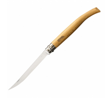Нож филейный Opinel №15, нержавеющая сталь, рукоять из дерева бука 12C27 SANDVIK Бук