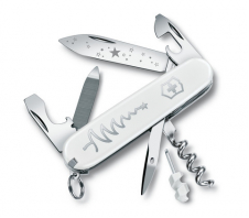 Нож перочиный Victorinox Sportsman White Christmas Special Edition (0.3804.77) 12C27 SANDVIK 