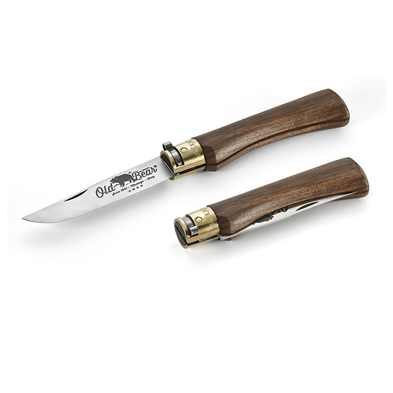AN_9307/23_LN Walnut XL - нож скл. клинок 10 см, рукоять - орех