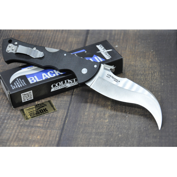 CS_22B Black Talon II Plain - нож склад., рук-ть G10, клинок S35VN