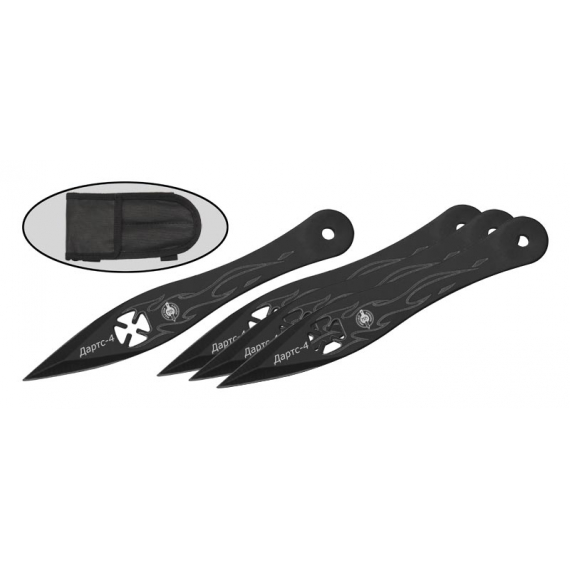Комплект метательных ножей "Дартс-4"MS002N4 
