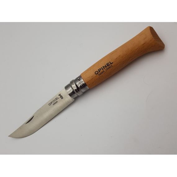Складной нож "Opinel №8", inox, чехол, картонная коробка