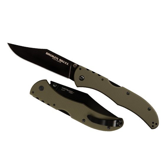 Нож Cold Steel модель 54S3A Broken Skull 3 OD Green