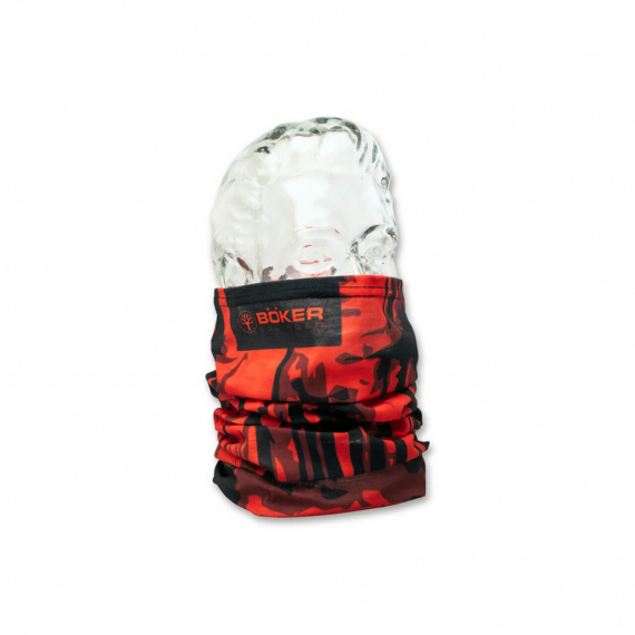 БАФФ BOKER 09BO190 TUBE SCARF TREEBRAND RED